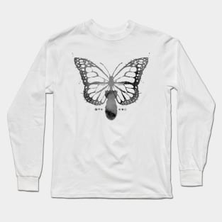 Spaced | Butterfly with a Bomb Long Sleeve T-Shirt